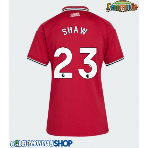 Maglie da calcio Manchester United Luke Shaw #23 Prima Maglia Femminile 2026-27 Manica Corta